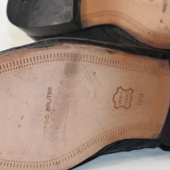 Giorgio Bruntini Ostrich Dress Shoes (13 US - Picture 8 of 10